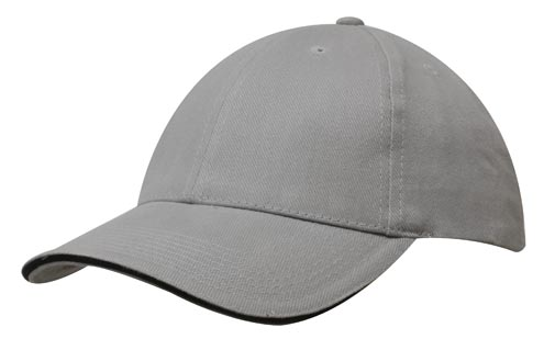 Brushed Heavy Cotton Sandwhich Trim Cap