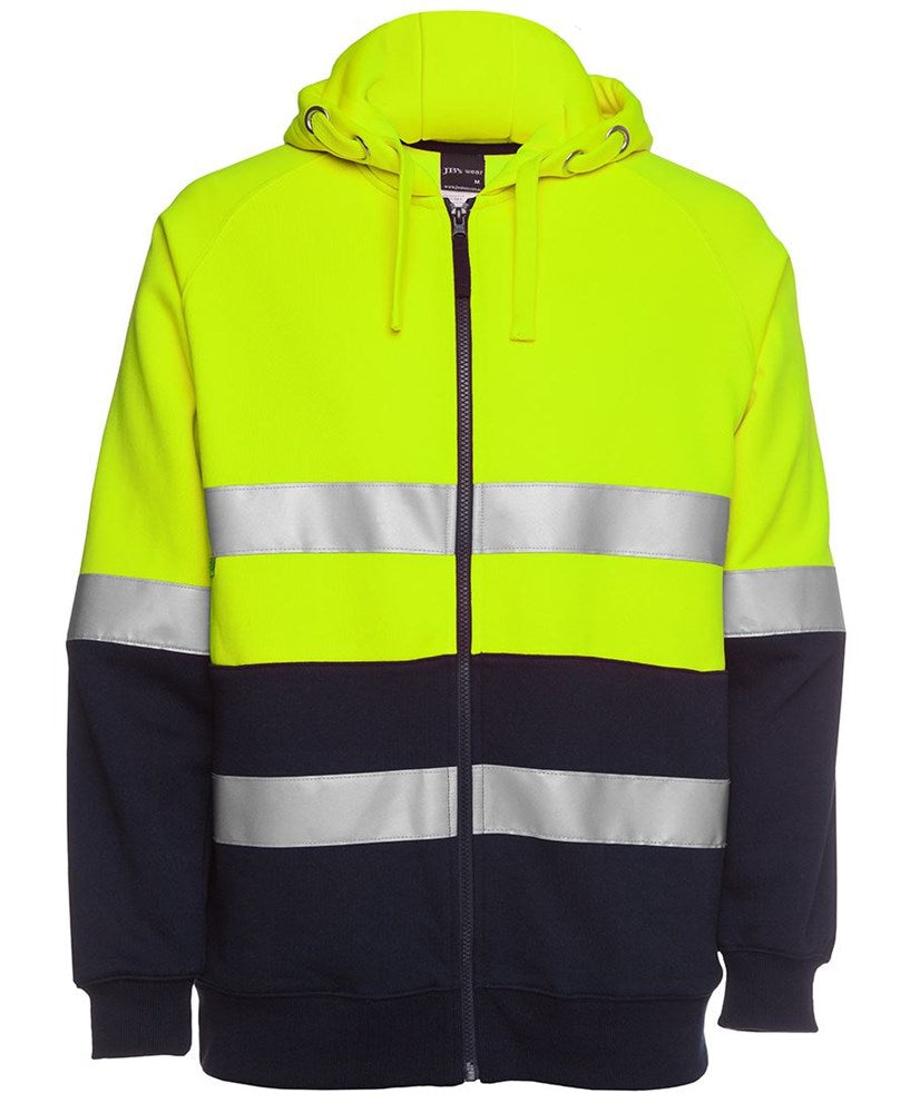 THE FULL ZIP HOODIE - Day/Night | Reflective Tape | Midweight