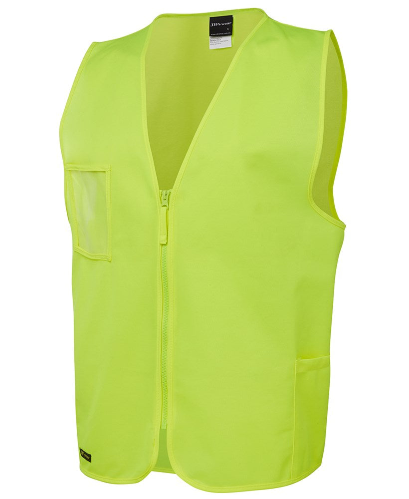 SLEEVELESS SAFETY VEST - ZIP CLOSE, DAY ONLY