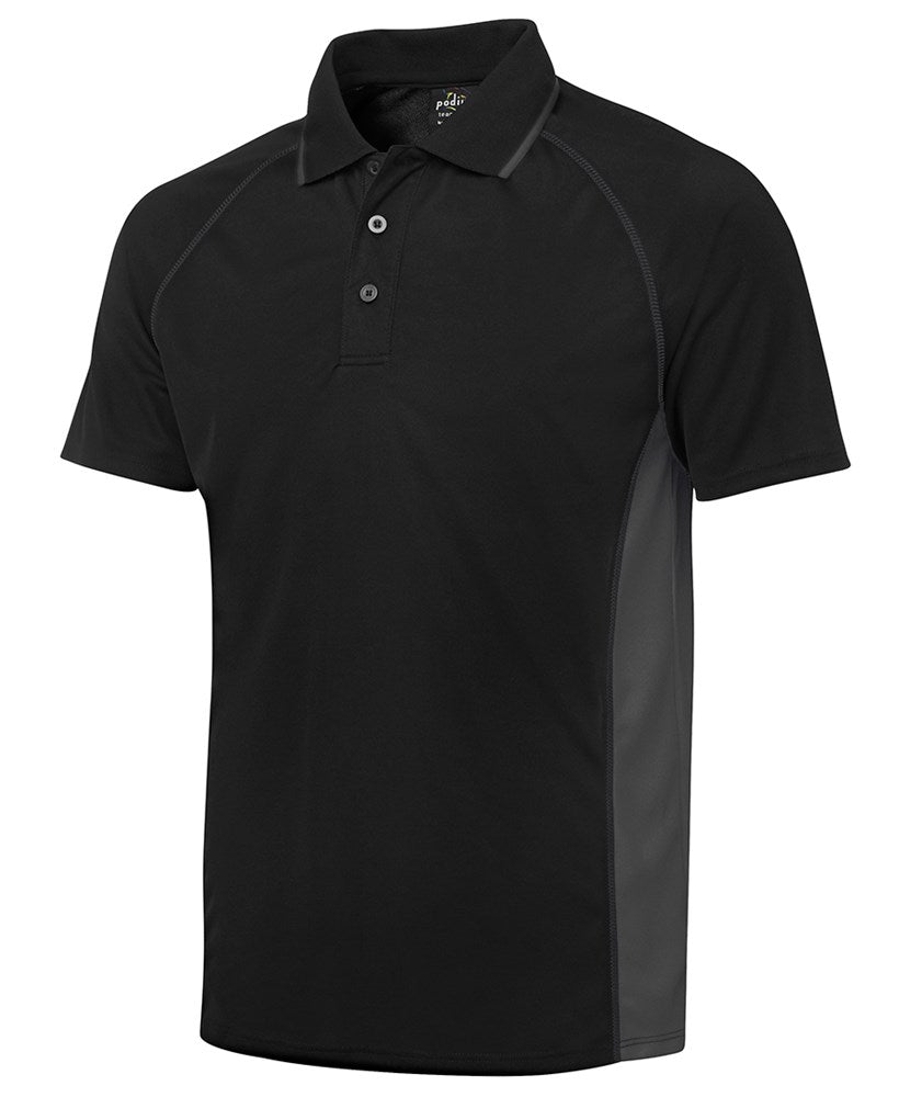 PODIUM POLO - Straight Side Panel, Short Sleeve