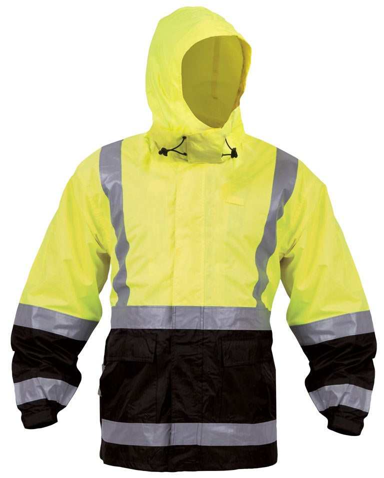 BISON  STAMINA RAIN SHELL JACKET, WATERPROOF, MESH LINED