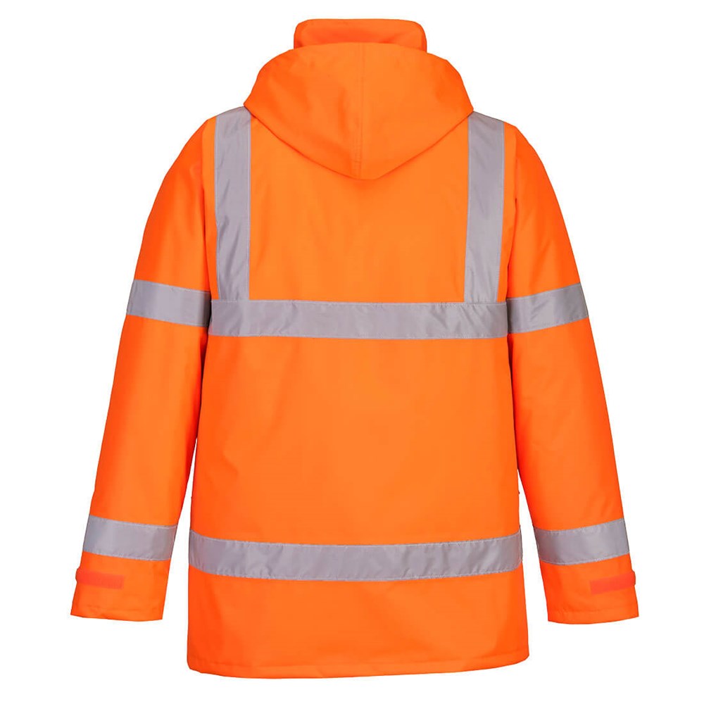 PW CYCLONE HI VIS JACKET - WATERPROOF, HARD WEARING