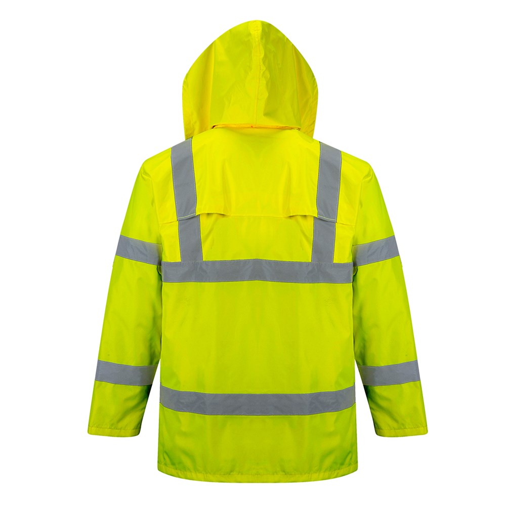 PW TORNADO LIGHTWEIGHT RAIN JACKET, HI VIS, WATERPROOF