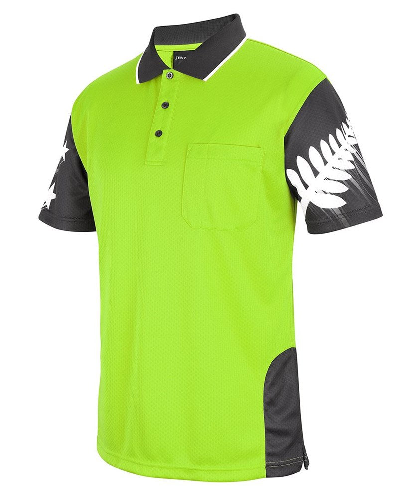 SILVER FERN HI-VIS POLO - Day Use | Short Sleeve