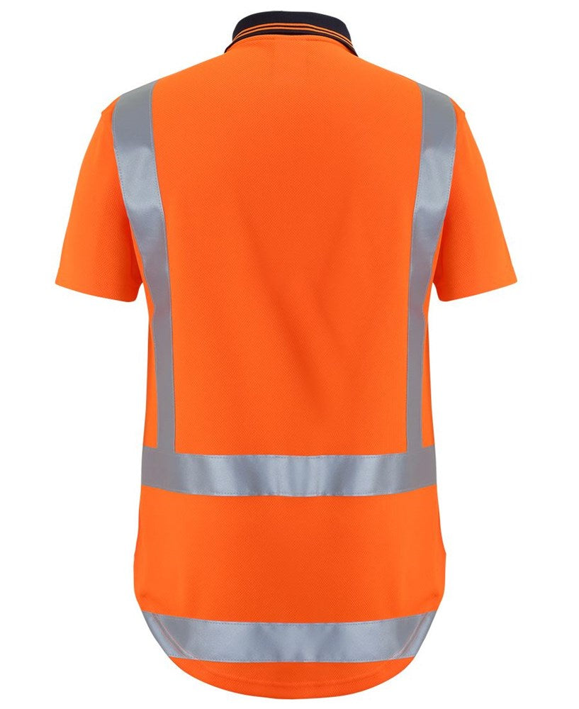 TRADITIONAL TTMC-W17 HI-VIS POLO - Reflective Tape | Polyester | Short Sleeve