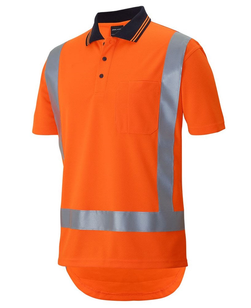 TRADITIONAL TTMC-W17 HI-VIS POLO - Reflective Tape | Polyester | Short Sleeve