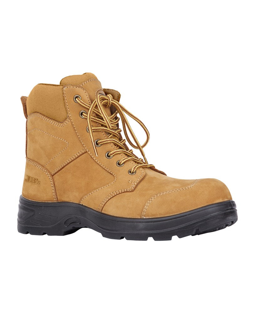 ROCKMAN JB SAFETY BOOTS -SIDE ZIP, SLIP SAFE