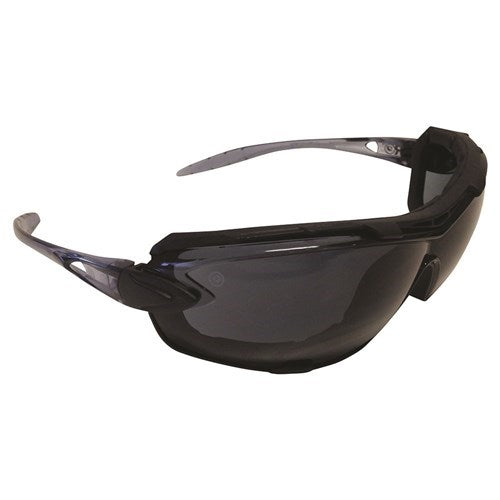 AMBUSH FOAM BOUND SAFETY GLASSES- Optional Arms or Head Strap