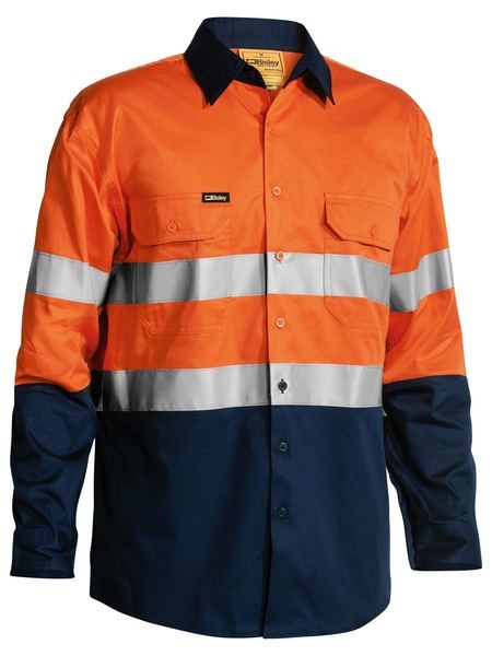 COOL LIGHTWEIGHT WORK SHIRT - Long Sleeve  | Hi-Vis