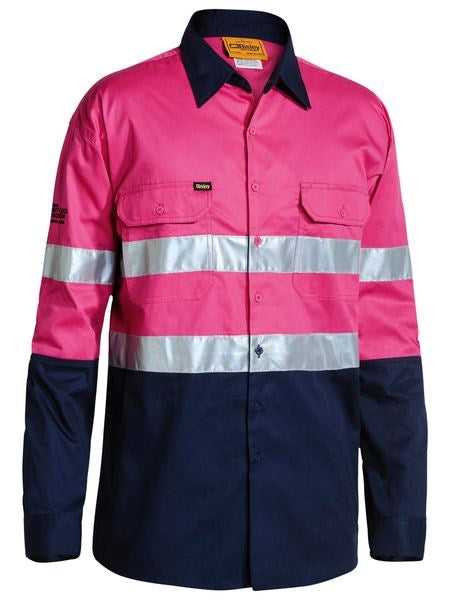 COOL LIGHTWEIGHT WORK SHIRT - Long Sleeve  | Hi-Vis