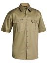 COTTON DRILL SHIRT - Short Sleeve | Look Good | Hard Wearing