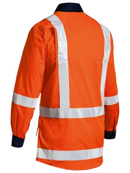 BISLEY HI VIS TTMC-W17 COOL LIGHTWEIGHT DRILL SHIRT