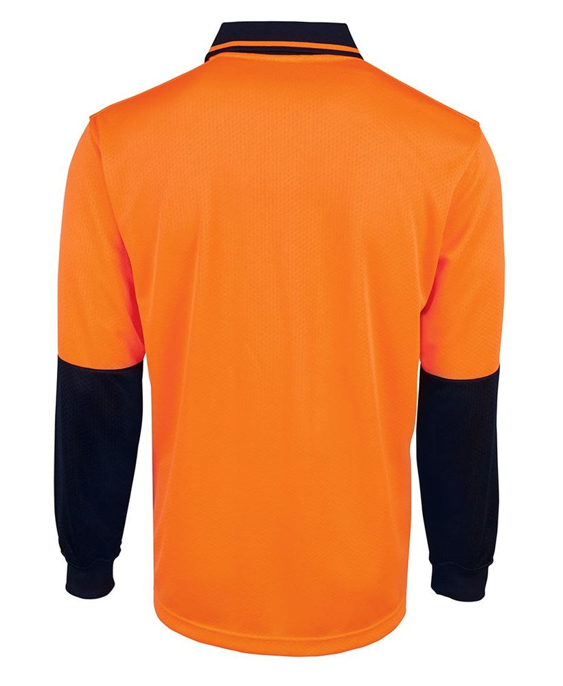 TRADITIONAL HI VIS POLO SHIRT - LONG SLEEVE, DAY USE