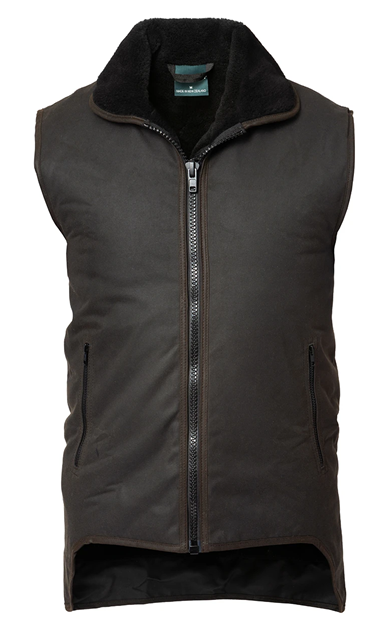 SUPERIOR OILSKIN VEST - Sleeveless | Fleece Lined