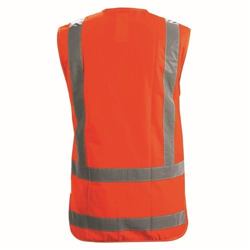 SLEEVELESS HI-VIS VEST TTMC-W17 COMPLIANT, ZIP