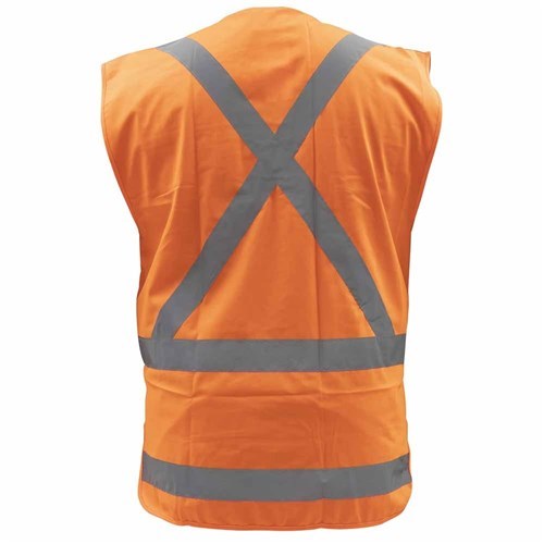 X-BACK HI-VIS VEST - TTMC-W17 COMPLIANT, SLEEVELESS