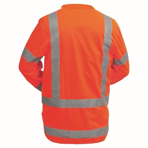 COLLAR SAFETY VEST - TTMC-W17  - Long Sleeve | Polyester