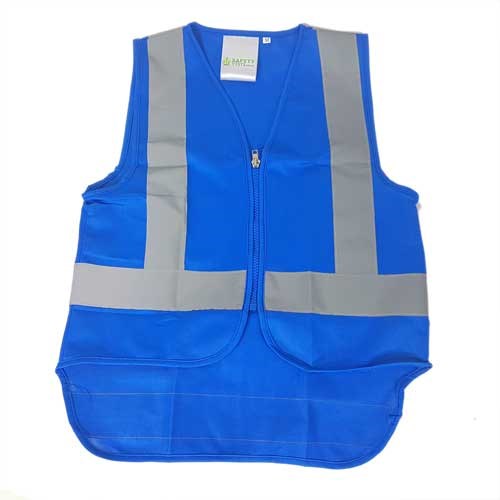KIDS HI-VIS SAFETY VESTS - Zip-Up | Reflective Tape