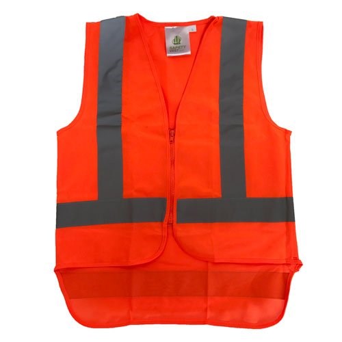 KIDS HI-VIS SAFETY VESTS - Zip-Up | Reflective Tape