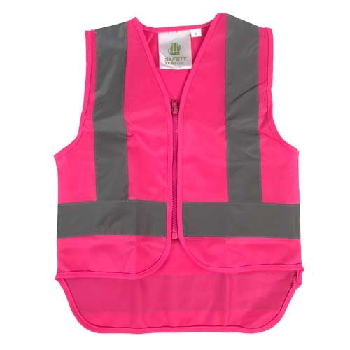 KIDS HI-VIS SAFETY VESTS - Zip-Up | Reflective Tape