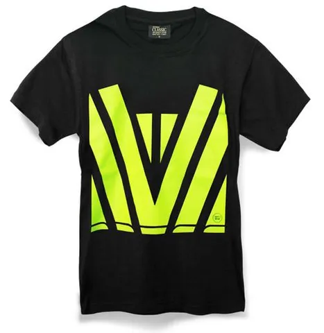 TRUCKER TEE'S  WITH HI-VIS PRINT  - Front and Back | Cotton