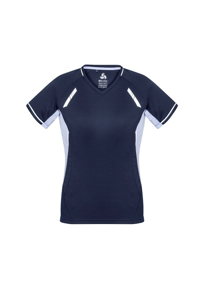 WOMENS RENEGADE SPORTS TEE SHIRT, | Polyester Sweat Wicking | Reflective Strips