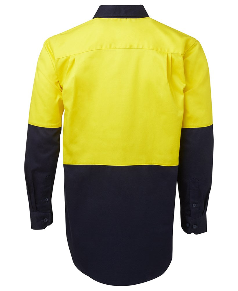 HI VIS WORK SHIRT - Long Sleeve | Cotton