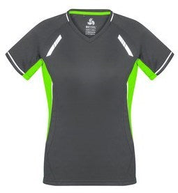 WOMENS RENEGADE SPORTS TEE SHIRT, | Polyester Sweat Wicking | Reflective Strips